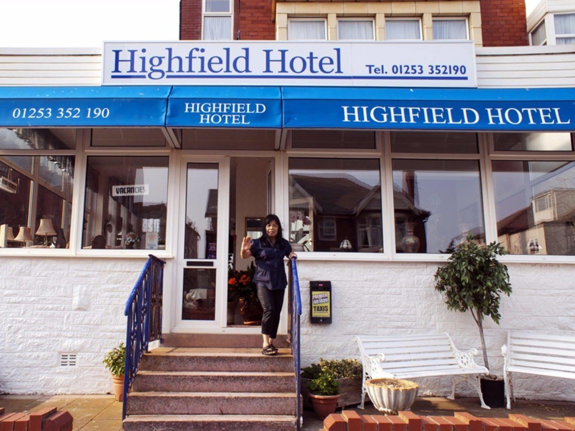 The Highfield Private Hotel Blackpool Eksteriør billede